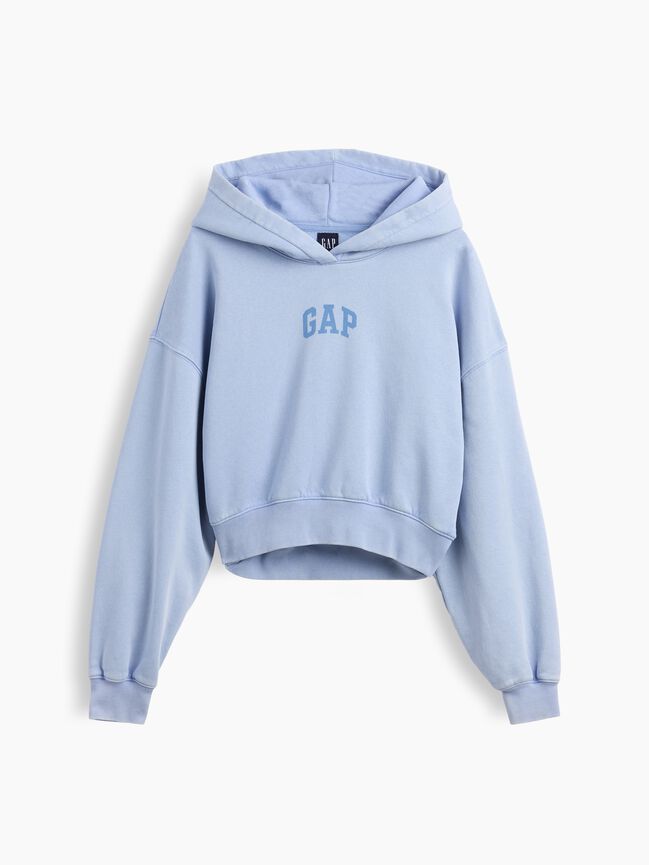 VintageSoft Crop Logo Hoodie gap vintagesoft crop logo hoodie