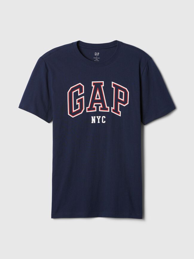 تي شيرت ناعم للاستخدام اليومي بشعار Gap NYC تي شيرت ناعم للاستخدام اليومي بشعار gap nyc