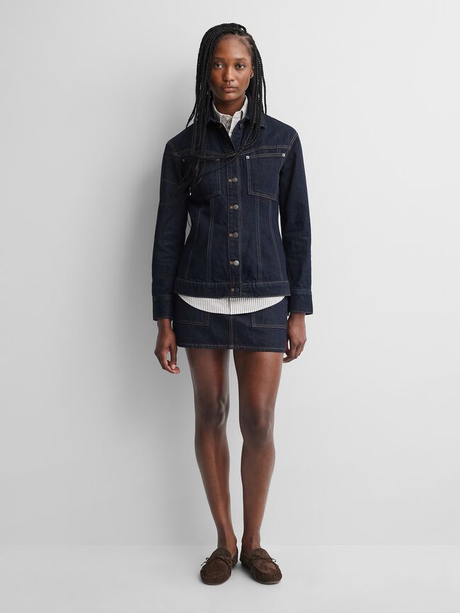 Gap × A.P.C. Denim Mini Skirt gap a p c denim mini skirt