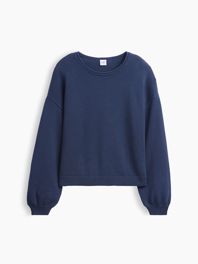Kids 100% Cotton Oversized Rollneck Sweater gap kids 100 cotton oversized rollneck sweater