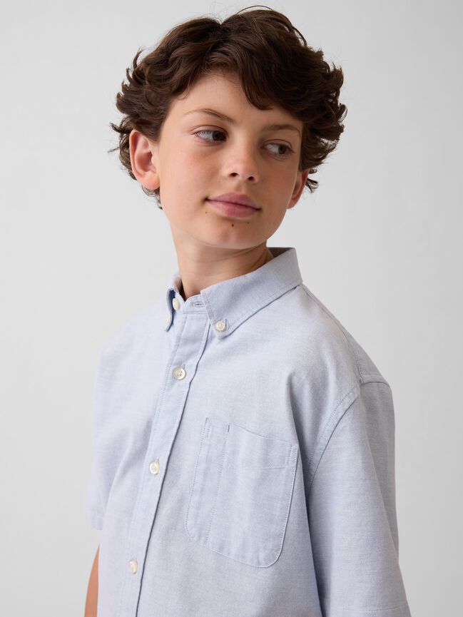 Kids Uniform Oxford Shirt gap kids uniform oxford shirt