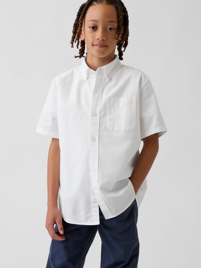 Kids Uniform Oxford Shirt gap kids uniform oxford shirt