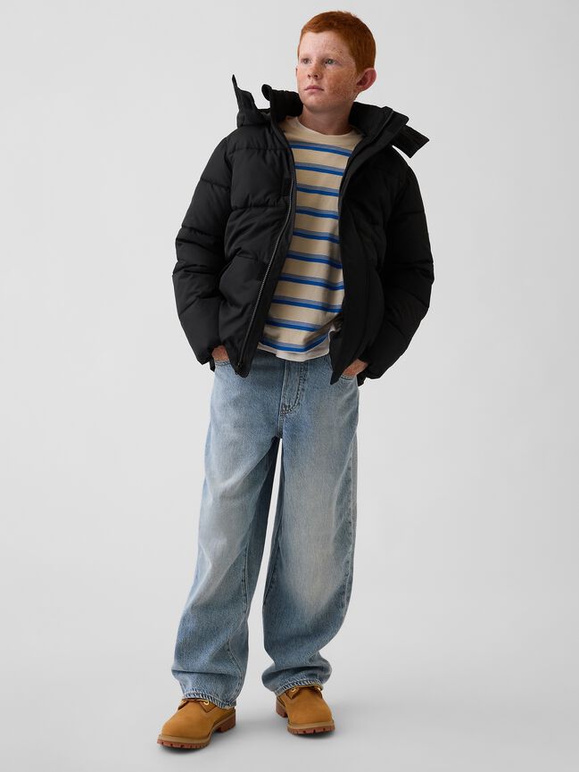 Kids Relaxed Puffer Parka gap kids relaxed puffer parka