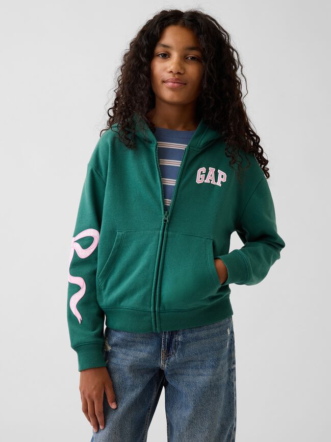 Kids Relaxed Gap Logo French Terry Zip Hoodie kids relaxed gap logo french terry zip hoodie