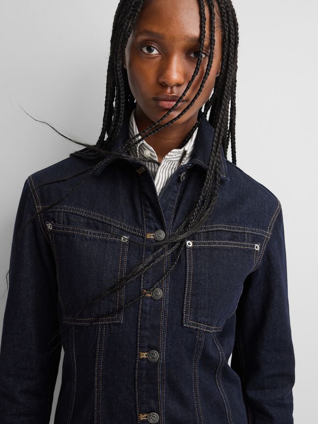 Gap × A.P.C. Structured Denim Jacket gap a p c structured denim jacket
