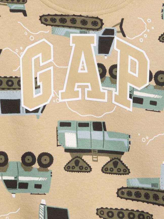 سويت شيرت babyGap مريح برقبة دائرية سويت شيرت babygap مريح برقبة دائرية