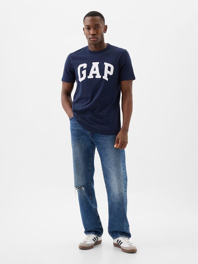 تي شيرت ناعم للاستخدام اليومي بشعار Gap تي شيرت ناعم للاستخدام اليومي بشعار gap