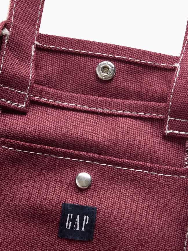 Canvas Logo Mini Tote Bag gap canvas logo mini tote bag