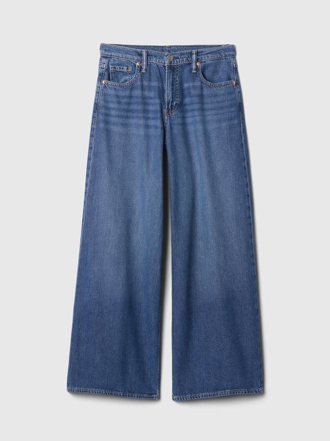 Mid Rise UltraSoft Baggy Jeans gap mid rise ultrasoft baggy jeans