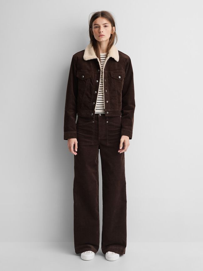Gap × A.P.C. High Rise Corduroy Stride Pants gap a p c high rise corduroy stride pants
