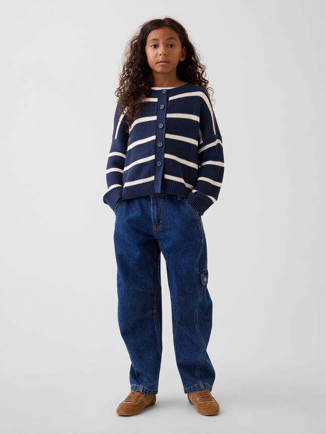 Kids Barrel Cargo Jeans gap kids barrel cargo jeans