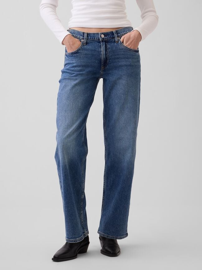 Low Rise '90s Loose Jeans gap low rise 90s loose jeans